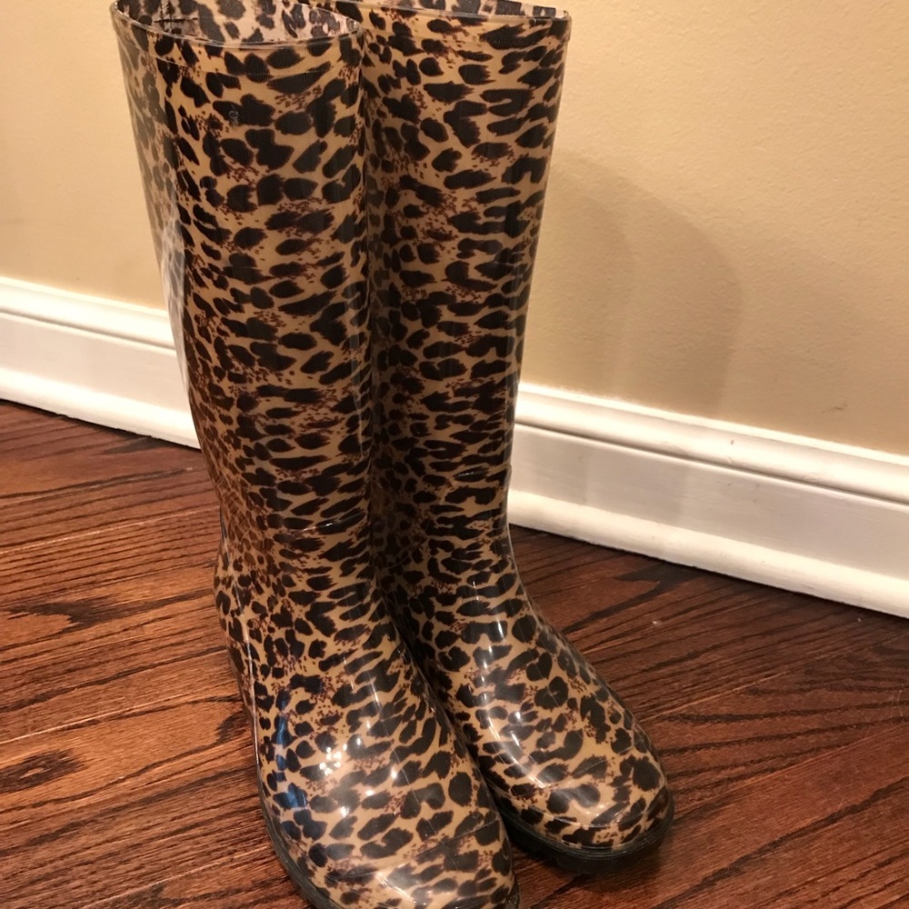 Capelli leopard print Rain boots
